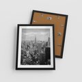 Plakat w ramie 40x50 - Majestatyczne Wysokości - Nowy Jork, wieżowce - rama czarna