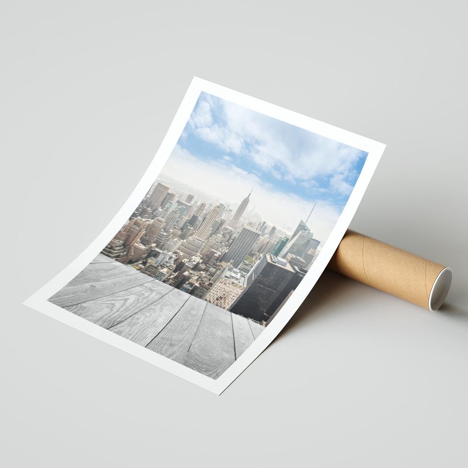 Plakat bez ramy 50x70 - Nowojorska energia miejsca - Nowy Jork, miasto