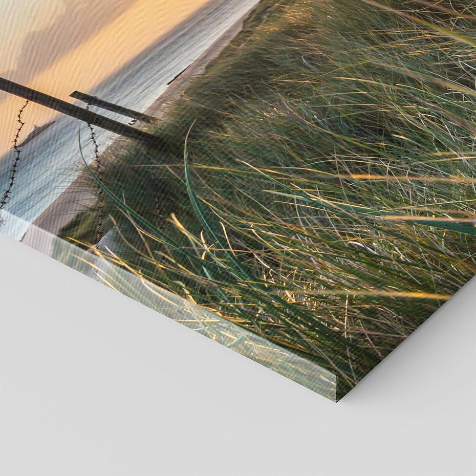 Obraz na płótnie 120x60 - Magia latarni przy zachodzie - latarnia, zachód