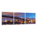 Obraz na płótnie 120x40 - Filadelfia: most nad zachodem słońca - Filadlefia, USA