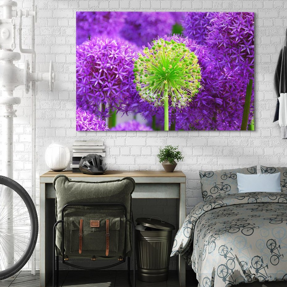 Obraz na płótnie 70x50 - Kwiatowy Raj - kwiat, kwiaty