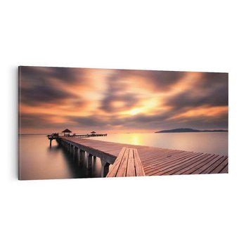 Obraz na płótnie 140x70 - Marina nad Oceanem - Tajlandia, marina