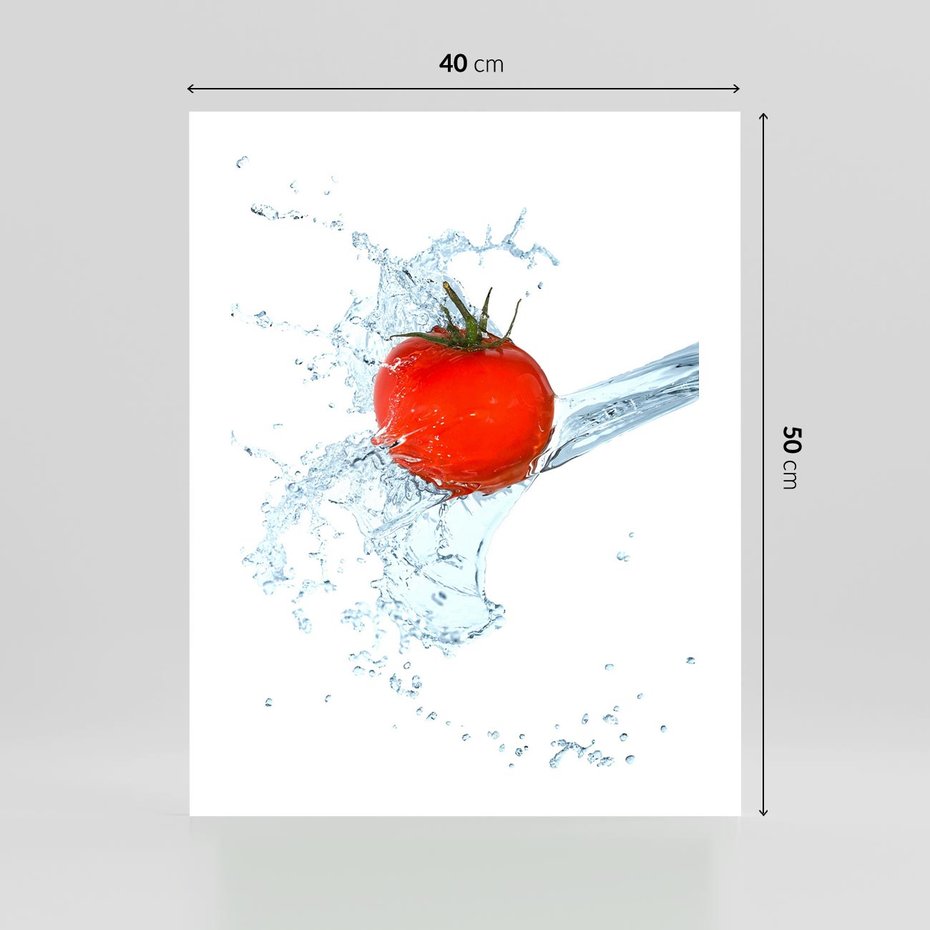 Plakat bez ramy 40x50 - Apetyczna KuchniaNowoczesna Ekspresja - pomidor, jedzenie