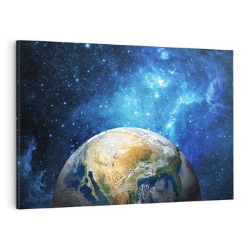 Obraz na płótnie 100x70 - Kosmiczne Horyzonty - Ziemia, kosmos
