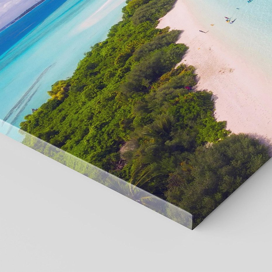 Obraz na płótnie 150x50 - Tropikalna wyspa nad oceanem - tropikalna, wyspa