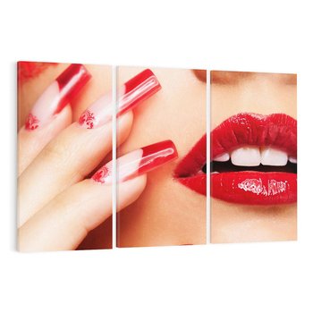 Obraz na płótnie 120x80 - Piękno manicure: kolory i elegancja - paznokcie, manicure