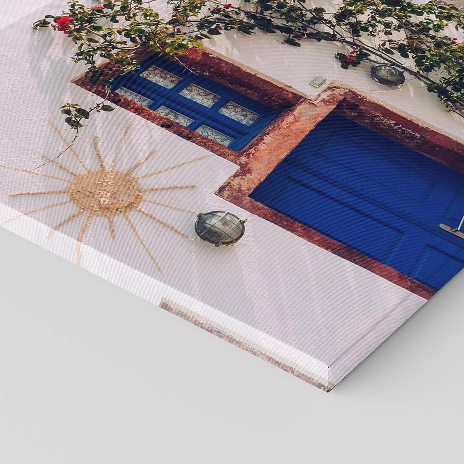 Obraz na płótnie 70x50 - Urok Greckiej Wyspy - Santorini, Grecja