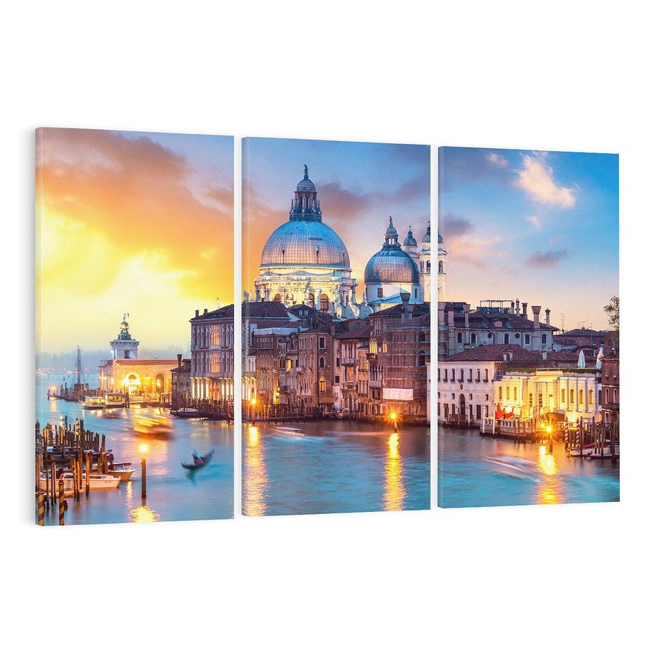 Obraz na płótnie 120x80 - Wenecja: miasto zakochanych - Wenecja, Włochy