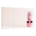 Obraz na płótnie 120x80 - Wakacyjny, ananasowy akcent - ananas, lato