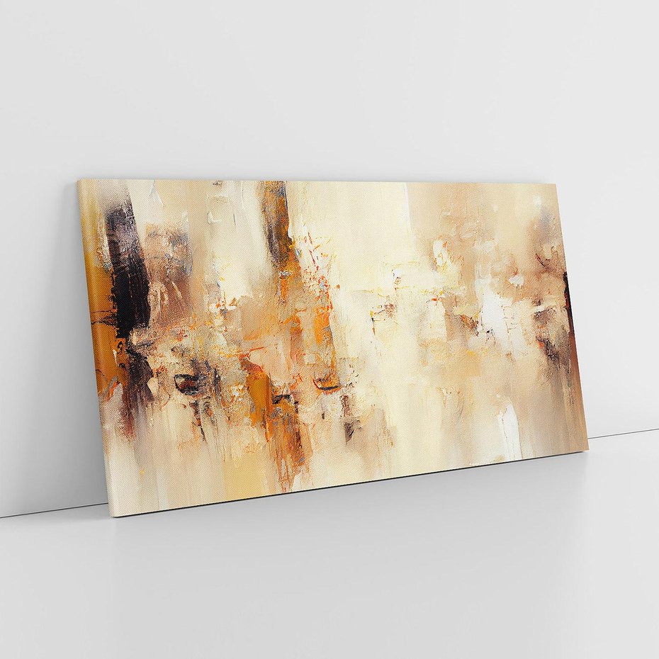 Obraz na płótnie 120x60 - Odbicie utraconych barw - abstrakcja, tekstury farb