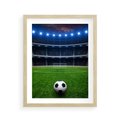 Plakat w ramie 40x50 - Piłka nożna - gol! - piłka nożna, gol - rama drewno