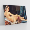 Obraz na płótnie 120x80 - "Grande Odalisque" (1814) Jean Auguste Dominique Ingres - Reprodukcja - reprodukcja, obraz na płótnie