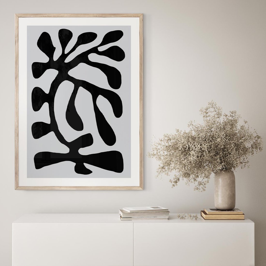 Plakat w ramie 30x40 - Przenikające Refleksje - matisse, sztuka nowoczesna - rama drewno