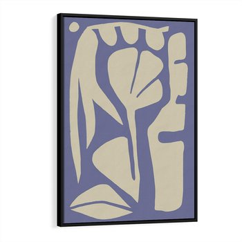 Obraz w ramie 50x70 - Echa Wizualnej Transcendencji - skandynawski styl, plakat - rama czarna