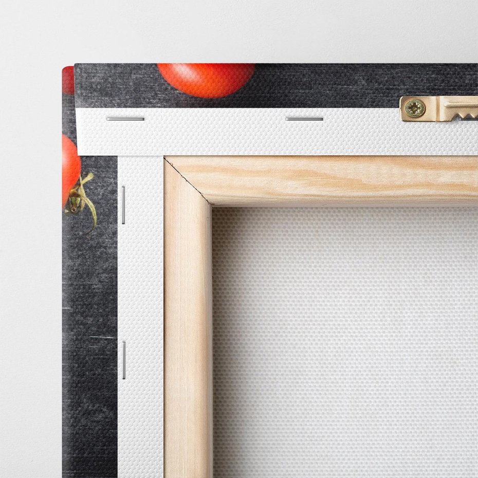 Obraz na płótnie 30x30 - Świeżość Smaku - pomidory, kuchnia