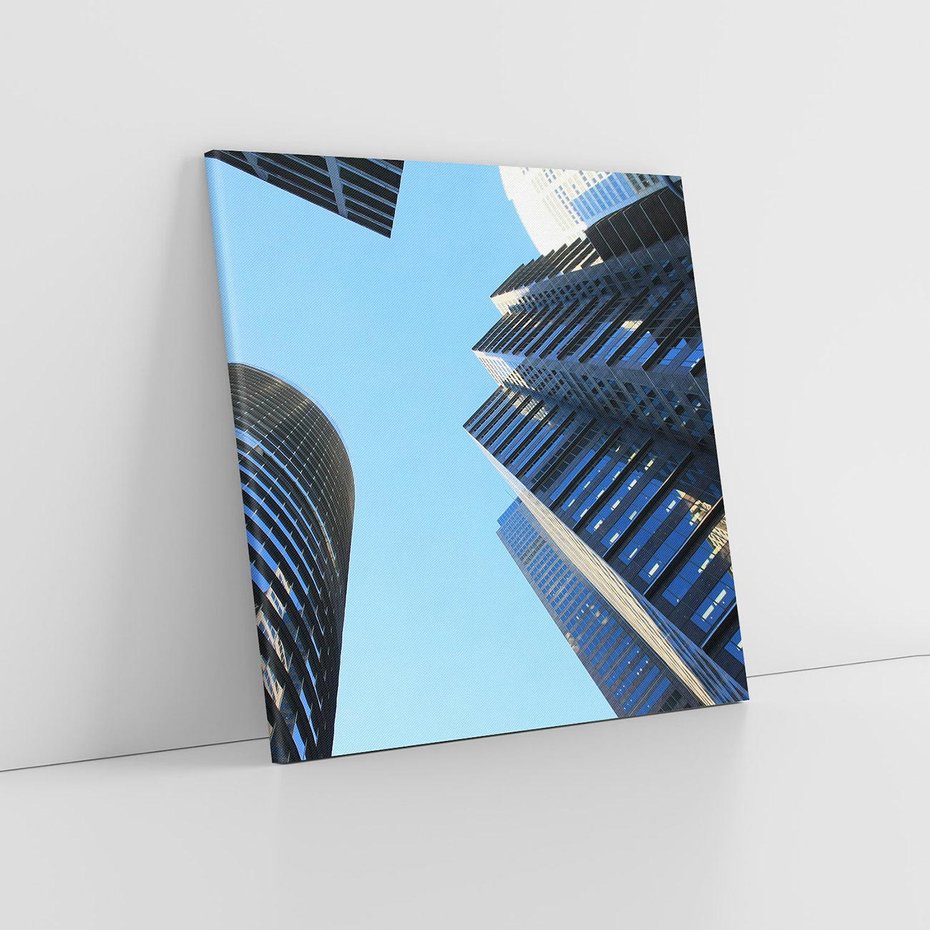 Obraz na płótnie 50x50 - Architektura wieżowców - Architektura, wieżowce