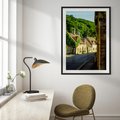 Plakat bez ramy 30x40 - Odkryj tajemnice miasta - uliczka, perspektywa