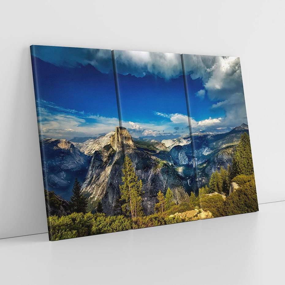 Obraz na płótnie 120x80 - Zaklęty las oaza spokoju - góry, las