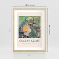 Plakat w ramie 30x40 - Sztuka z Reprodukcją G. Klimta - Gustav Klimt, reprodukcja - rama drewno