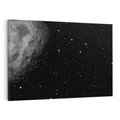 Obraz na płótnie 120x80 - Nocne opowieści księżycowe - księżyc, kosmos
