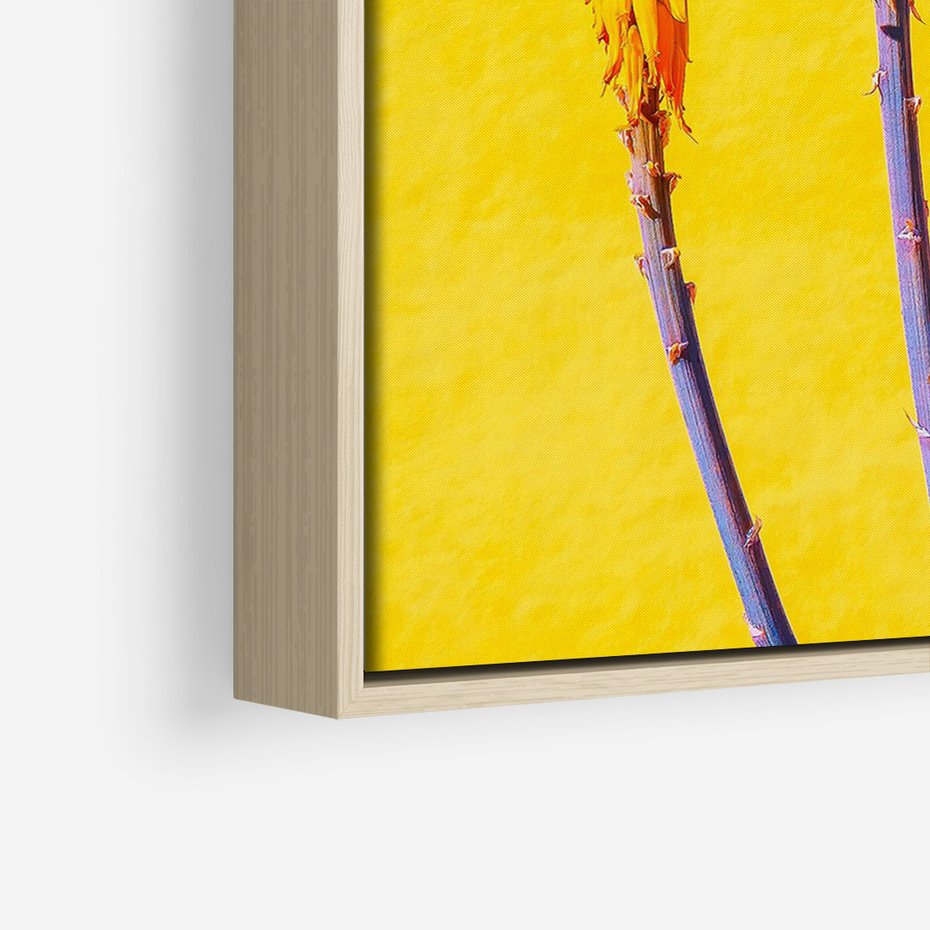 Obraz w ramie 50x70 - Radość Natury - kolor, kwiaty - rama drewno