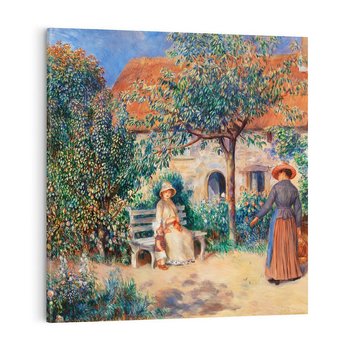 Obraz na płótnie 30x30 - In Brittany (En Bretagne) (1886), Pierre-Auguste Renoir - Reprodukcja - reprodukcja, obraz na płótnie