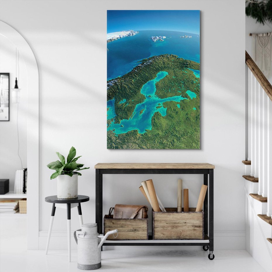 Obraz na płótnie 70x100 - Beztroski widok na ocean - widok, ocean