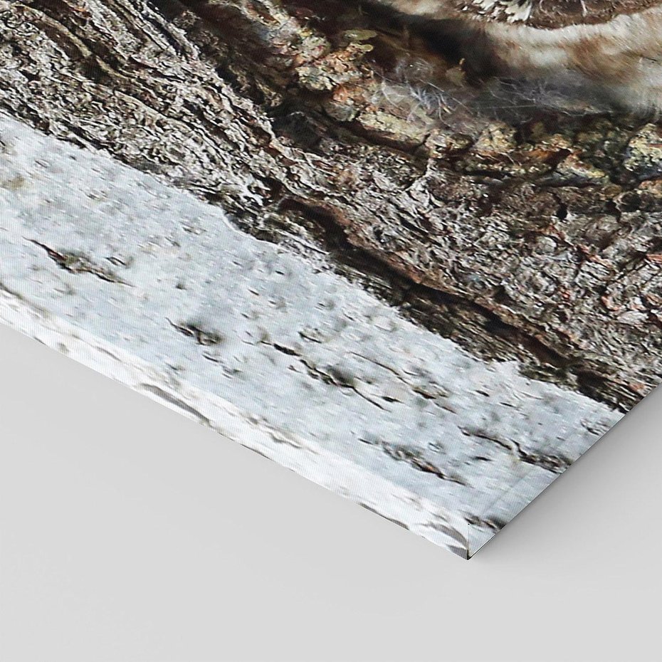 Obraz na płótnie 100x50 - Tajemniczy W świecie Nocy - sowa, dziupla