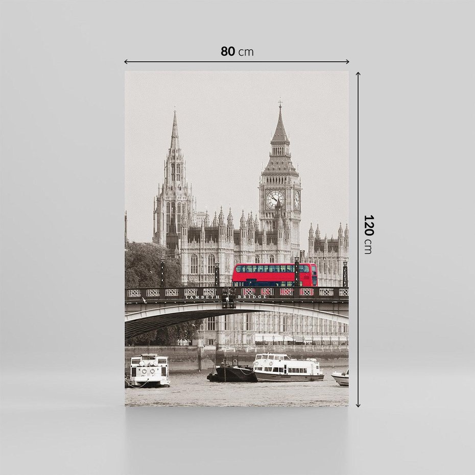 Obraz na płótnie 80x120 - Ikona Londynu - Most - most, Londyn