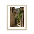 Plakat w ramie 30x40 - Urokliwa włoska uliczka - włoska, uliczka - rama drewno