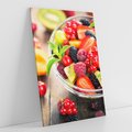 Obraz na płótnie 80x120 - Kulinarne rozkosze - miska, owoce