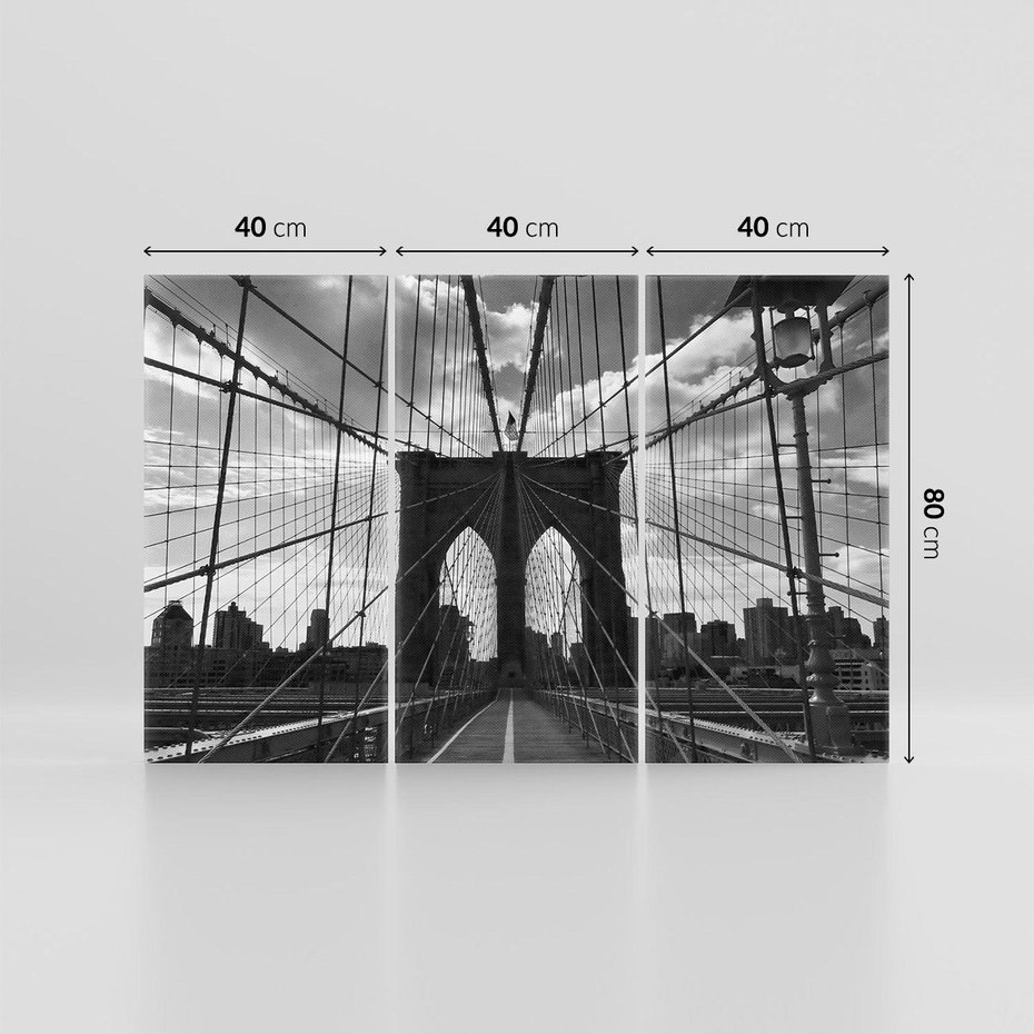 Obraz na płótnie 120x80 - Most Nowoczesności - most, nowoczesny