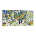 Obraz na płótnie 100x50 - "Schody w Auvers" (1890) Vincent van Gogh - Reprodukcja - reprodukcja, obraz na płótnie