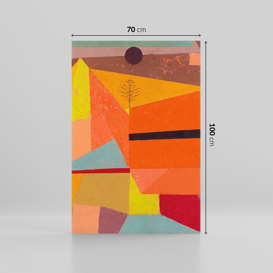 Obraz na płótnie 70x100 - Joyful Mountain Landscape 1929, Paul Klee - Reprodukcja - reprodukcja, obraz na płótnie