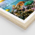 Plakat w ramie 40x50 - Rafa Koralowa - Podwodne Cuda - rafa, koralowa - rama drewno
