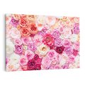 Obraz na płótnie 70x50 - Róże w pełnym rozkwicie - róże, kwiaty