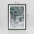 Plakat w ramie 50x70 - Sztormowa Przygoda - morze, ocean - rama czarna