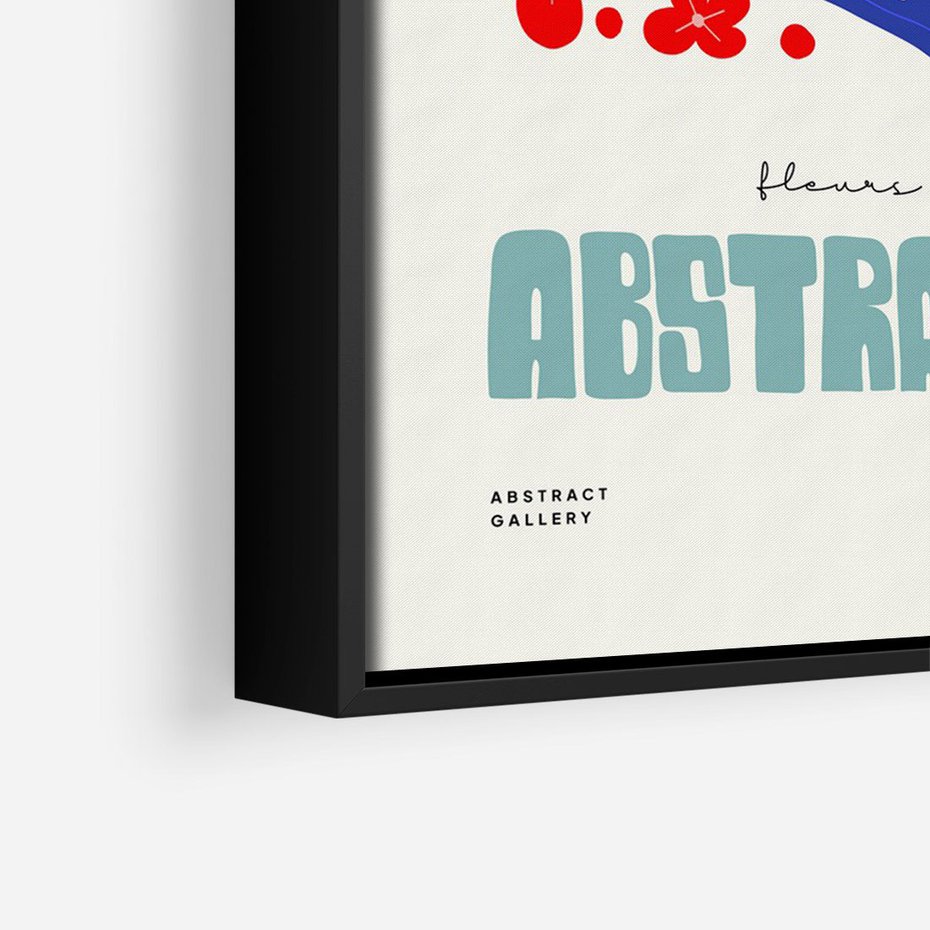 Obraz w ramie 70x100 - Podróżne Impulsy - abstrakcja, kobieta - rama czarna