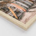 Zestaw obrazy w ramie 30x40 galeria - Surfing, palmy, wakacje - rama drewno