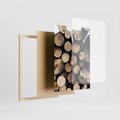 Zestaw obrazy w ramie 50x70 galeria - Kawa, zima, jesień, klimatyczne - rama drewno