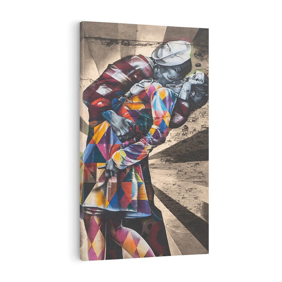 Obraz na płótnie 70x100 - Marynarz w świecie graffiti - marynarz, graffiti