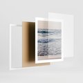 Plakat w ramie 40x50 - Malowniczy Nadmorski Krajobraz - morze, fale - rama biała
