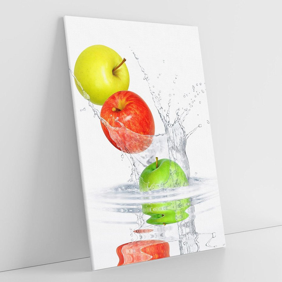Obraz na płótnie 80x120 - Jabłkowa Fantazja - owoce, jabłka