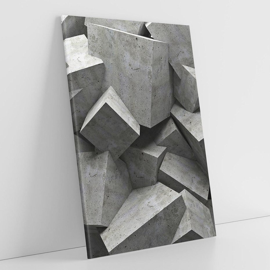 Obraz na płótnie 80x120 - Abstrakcja w Trzech Wymiarach - 3D, abstrakcja