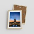Plakat w ramie 30x40 - Wieża Eiffla w Innej Odsłonie - wieża, Eiffla - rama drewno