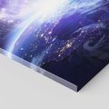 Obraz na płótnie 50x70 - Podróż w kosmiczną przestrzeń - kosmos, ziemia