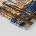 Obraz na płótnie 70x100 - Urok Wenecji - fotografia, przystań w Wenecji