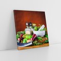 Obraz na płótnie 60x60 - Kulinarna przygoda - do kuchni, przyprawy