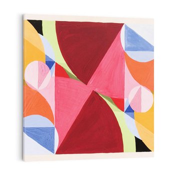 Obraz na płótnie 50x50 - Area Broken by Perpendiculars 1934, Jospeh Schillinger - Reprodukcja - reprodukcja, obraz na płótnie