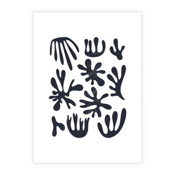 Plakat bez ramy 30x40 - Rozmyte Granice Wspomnień - inspiracja mattise, abstrakcja